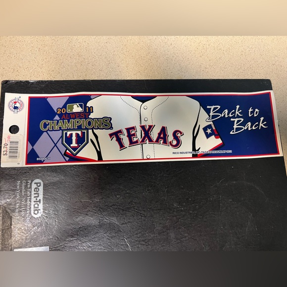 2011 Texas Ranger Playoff Bumper Sticker - Picture 2 of 3